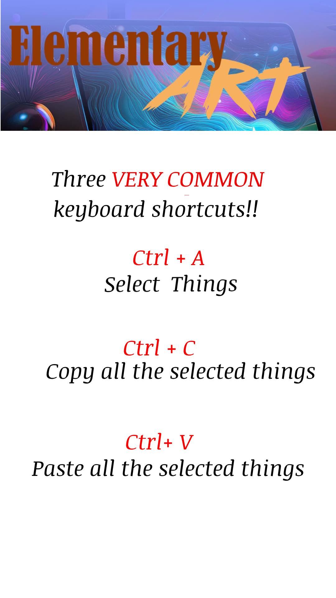 Keyboard Shortcuts
